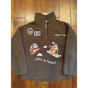 Disney Chip and Dale women’s Sherpa pullover size XS
